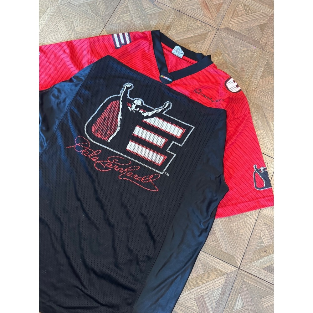 Winners‎ Circle Dale Earnhardt NASCAR Racing Jersey Red Black Mens Large Vtg 10